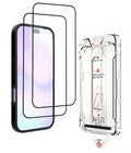 Screen Protector for iPhone 17 Pro with Dust Removal Chamber,Top 9H+ Easy Install Tempered Glass for iPhone 17 Pro,2 Pack