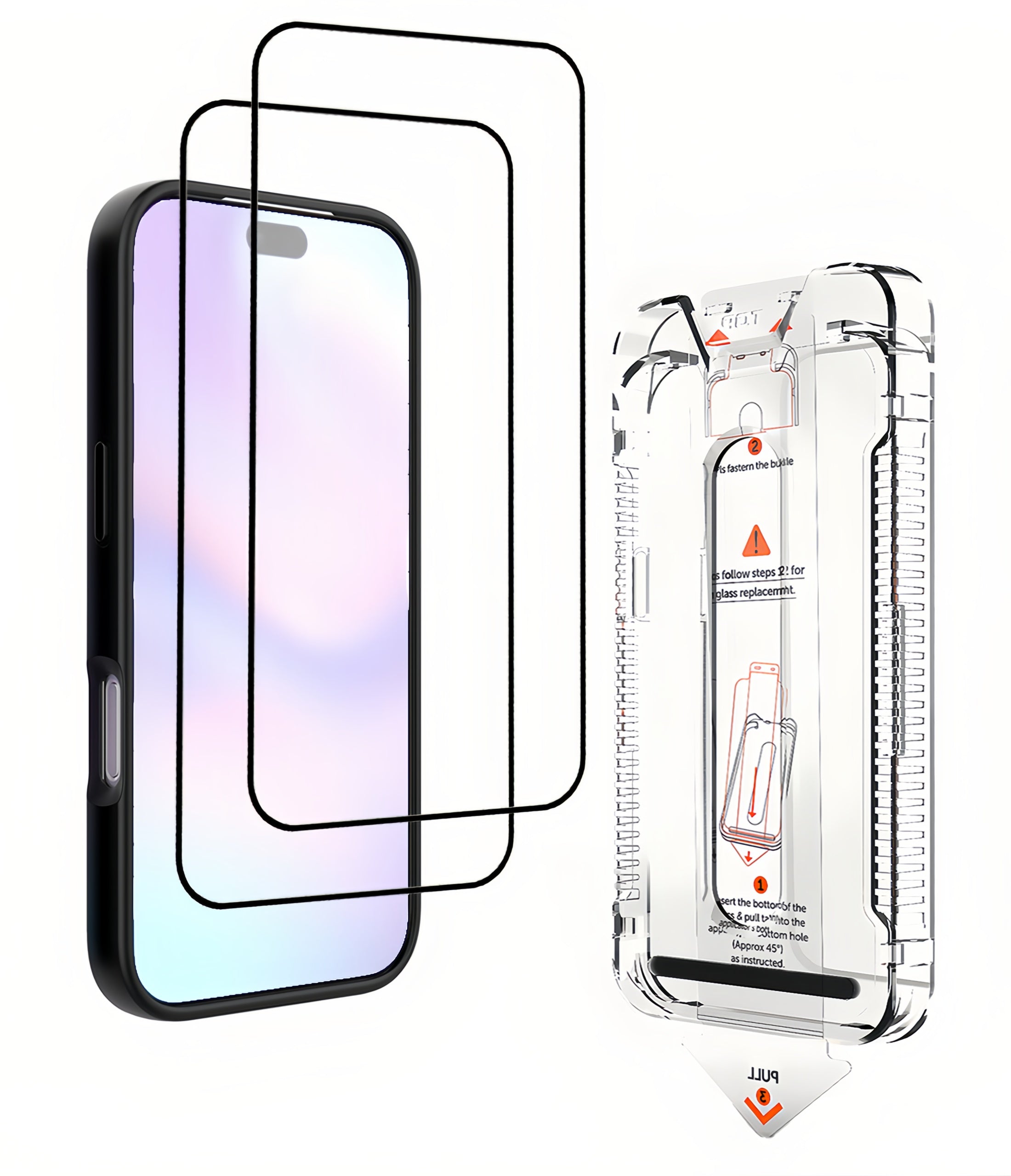 Screen Protector for iPhone 17 Pro with Dust Removal Chamber,Top 9H+ Easy Install Tempered Glass for iPhone 17 Pro,2 Pack