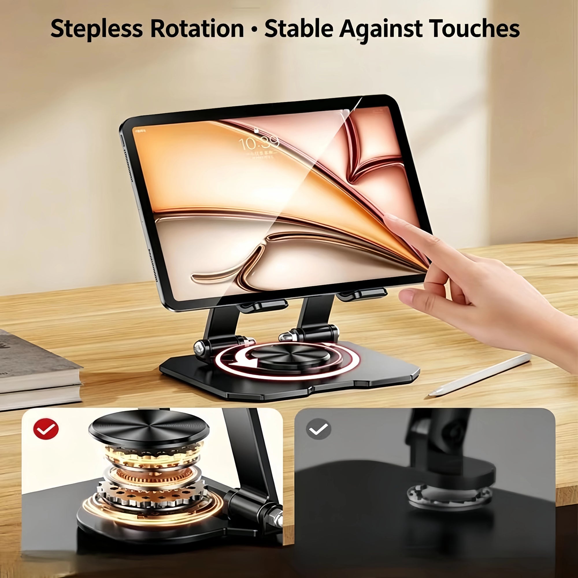 XYvans Portable Laptop Stand – 360° Rotating Adjustable Holder