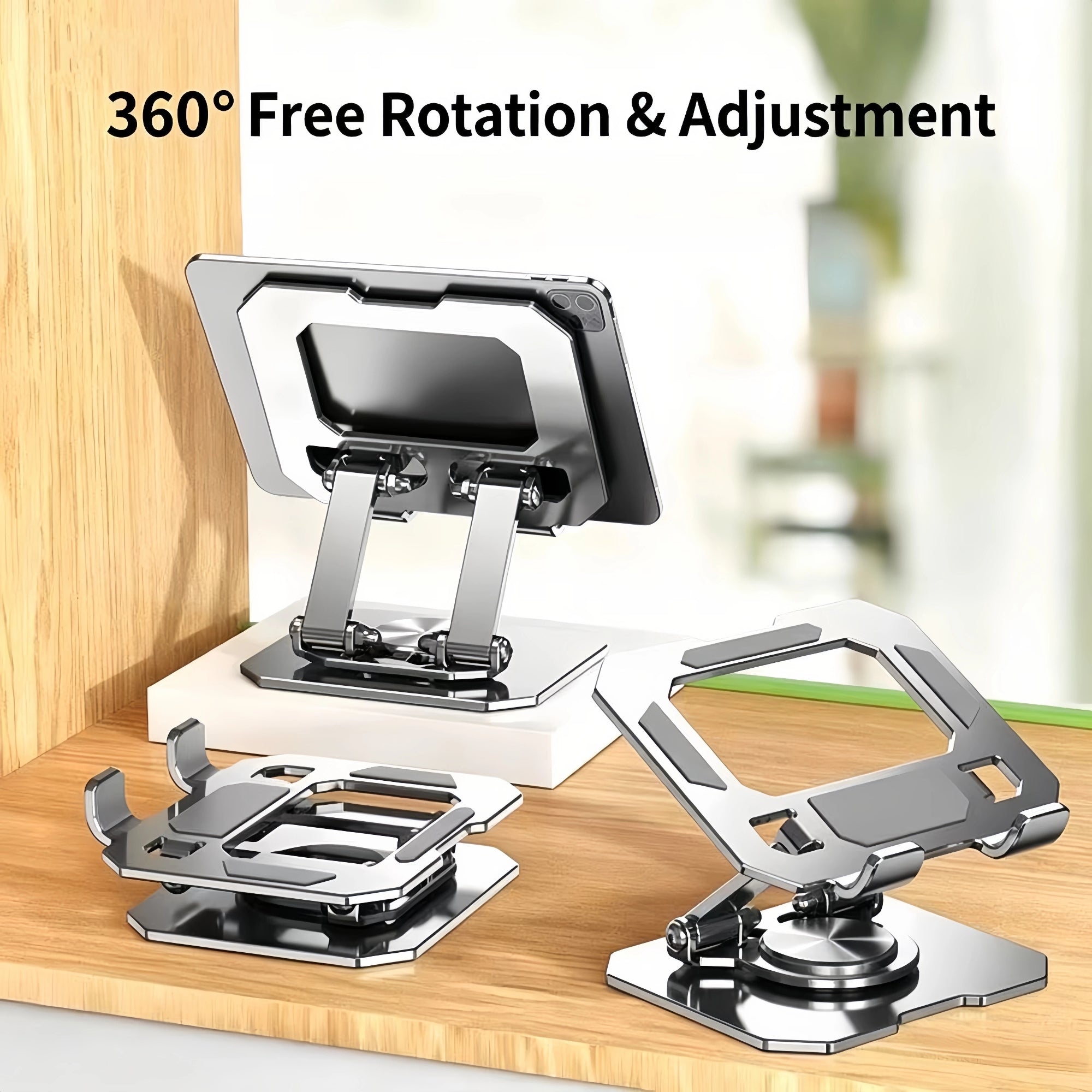 XYvans Portable Laptop Stand – 360° Rotating Adjustable Holder