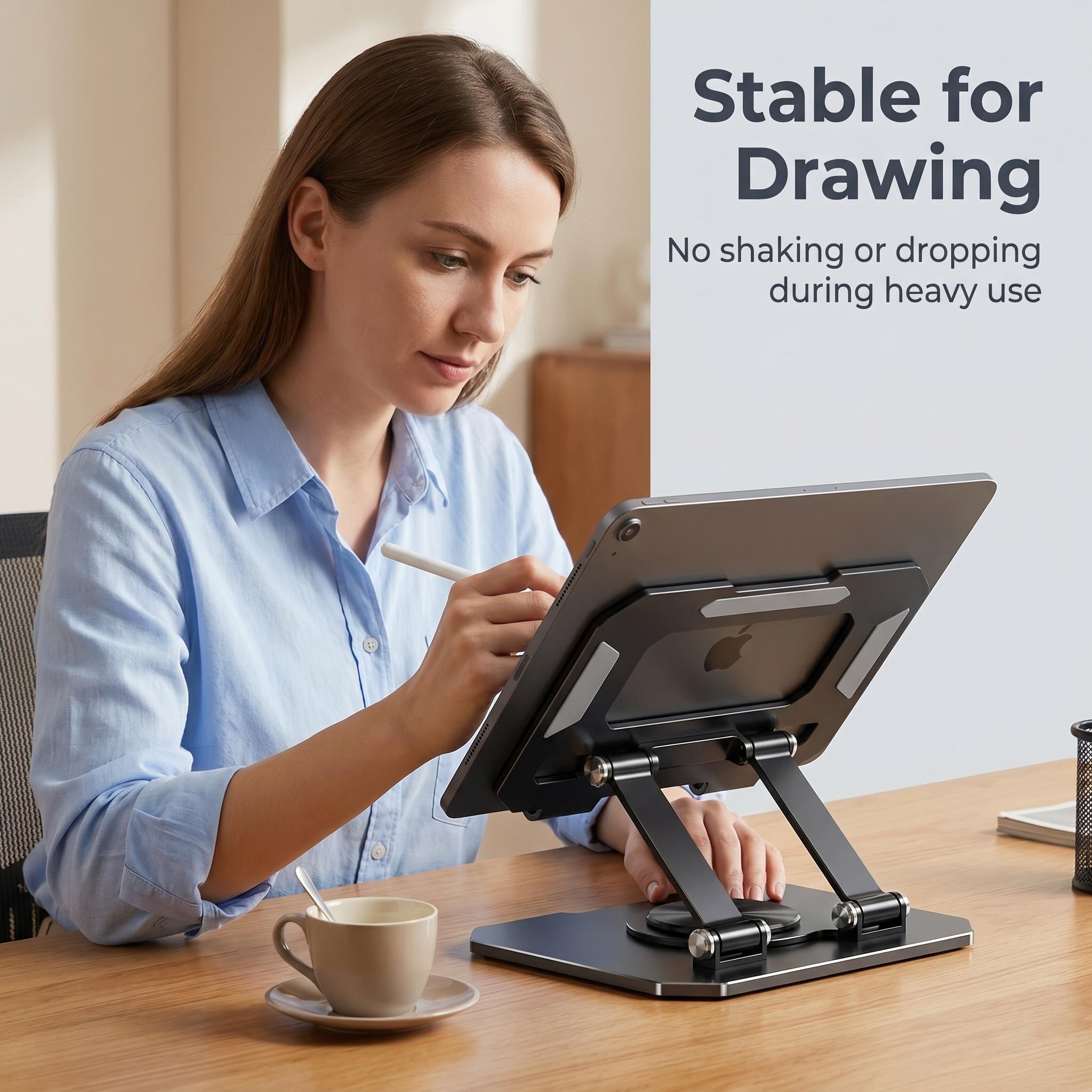 XYvans Portable Laptop Stand – 360° Rotating Adjustable Holder
