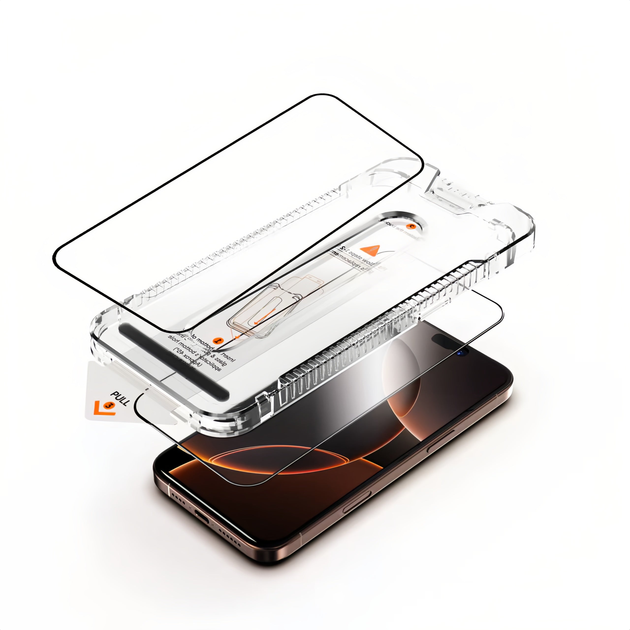 Screen Protector for iPhone 17 Pro with Dust Removal Chamber,Top 9H+ Easy Install Tempered Glass for iPhone 17 Pro,2 Pack